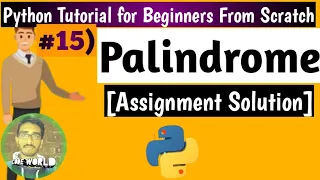 program palindrome or not Python IDE Python Tutorial for Beginners From Scratch Python Tutorial