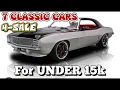 Prices Falling Classic Cars For Sale by Private Sellers from AutoTrader