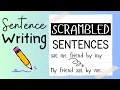 Scrambled Sentences Sentence Writing