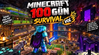 MİNECRAFT SURVIVAL 100 GÜN HAYATTA KALMA vol.3