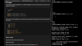 Ruby Basics - Functions and Scope