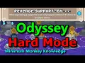 BTD6 Odyssey Hard Mode Minimum Monkey Knowledge Revenge Support