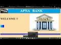 Basic Banking System Website using HTML CSS Javascript Web Development Sneha Dasgupta