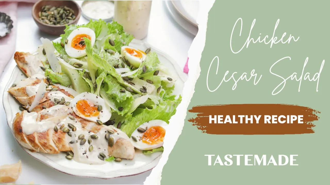 Lighter Chicken Caesar Salad Recipe   Fresh and Healthy Summer Delight!