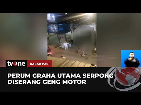Membabi Buta, Geng Motor Remaja Serang Warga di Tangerang Selatan