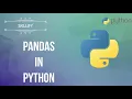 PYTHON ZERO TO HERO DAY PANDAS in Python