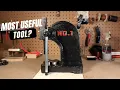 The Tool I Didn t Know I Needed for Leathercraft 1-Ton Arbor Press Review Demo