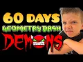 Download Lagu Ik overleefde 60 dagen demonen in Geometry Dash