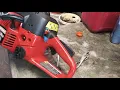 Craftsman 16 chainsaw carburetor adjustment sim-pul 1636 poulan