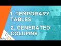 MySQL Beginner Course Chapter 11 Pt 2 - Temporary Tables and Generated Columns