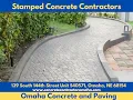 Stamped Concrete Contractors Omaha NE
