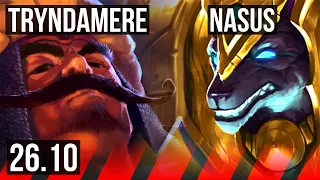 TRYNDAMERE vs NASUS TOP 5k gold comeback NA Challenger 26 10