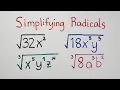 Simplifying Radicals - Grade 9 Math