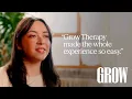 Therapy is your time Your space Start with Grow Therapy