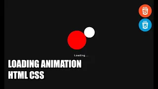 Loading Animation HTML CSS How to make Creative Loader