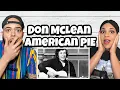 Download Lagu ANOTHER MASTERPIECE!..| FIRST TIME HEARING Don McLean - American Pie REACTION