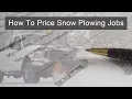 How To Price Snow Plowing Jobs