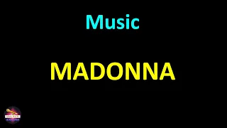 madonna music lyrics version 