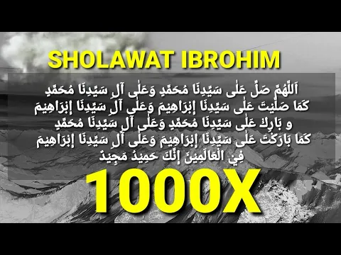 Download MP3 dhikr sholawat Ibrahim 1000x Abdul Karim official