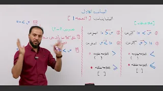 م وليد محمد رياضيات ثانية ثانوي المحاضرة 1 المتباينات 