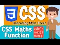 CSS Math Function calc max and min Function in CSS Complete CSS Course for Beginners