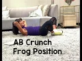Have you tied the Frog Crunch isolate your abdominal muscles by turning off your hip flexors