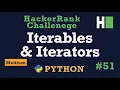 51 Iterables and Iterators Hackerrank Python Solution Explained
