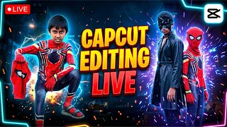 CapCut Superhero Editing Live! 💥 Spider-Man, Krrish & Balveer VFX Tutorial 🚀