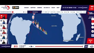 “ALL ABOARD” THE St HELENA EXPRESS Vendee Globe Day 15 Onboard Sam, Jeremie, Louis, Boris, Romain..