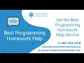 The Best Programming Homework Help Services Grade A Guaranteed Affordable Prices