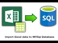 How to import data in SQL from Excel - session 5