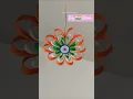 Create Tricolor Paper craft for Independence Day decor