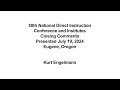 50th National Direct Instruction Conference and Institutes Dr Kurt Engelmann Closing Comments