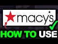 How To Use Macys Gift Card Online 2026 ONLY WAY