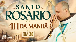 Santo Rosário | 40 Dias com São Miguel Arcanjo 2026 | 03:40 | 07/09 | 20° Dia | Live Ao vivo