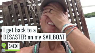 This SUCKS! 30 gallons of DIESEL in my bilge and my parents come visit next week. S4E01