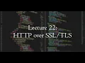 CSE 312 Lecture 22 HTTP over