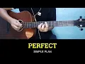Download Lagu Perfect - Simple Plan | Guitar Tutorial | Guitar Chords