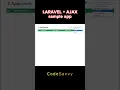 laravel ajax