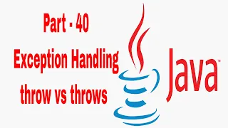 Exception Handling throw vs throws in Java Learn Java in Tamil Java Tamil Vathiyar Part 40