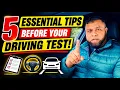 5 Essential Tips You Need Before Your Driving Test