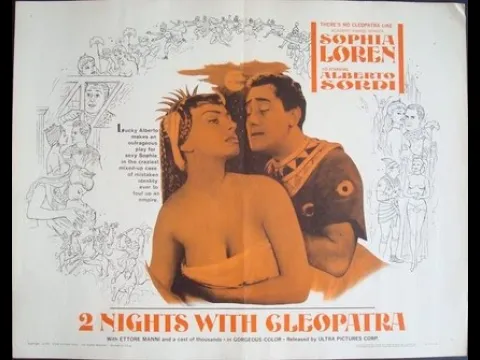 TWO NIGHTS WITH CLEOPATRA (1954) Theatrical Trailer - Sophia Loren, Alberto Sordi, Paul Muller
