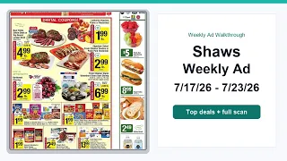 Shaws Weekly Ad 26 - 26 Best Deals
