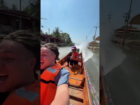 A boat tour in Bangkok is as CRAZY as you think