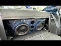 2 12 SUBS IN THIS TRUNK ARE IMPRESSIVELY LOUD