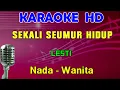 Download Lagu SEKALI SEUMUR HIDUP - Lesti | KARAOKE Nada Wanita
