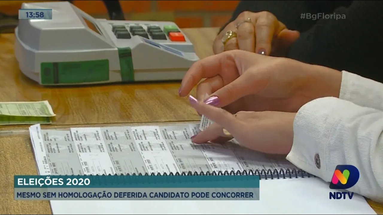 Eleições 2020: mesmo sem homologação deferida candidato pode concorrer