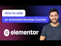 How to add an Animated Numbers Counter to Elementor