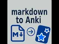 Markdown to Anki