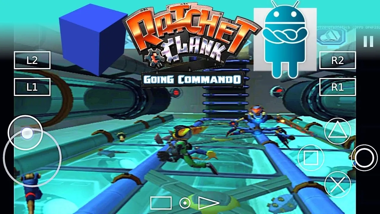 Ratchet And Clank Going Commando - PS2 Emulator Android Gameplay - Aether SX2 APK - Mobile 2022